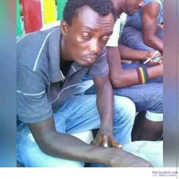 Choi! Just See What Happened To This Man After Smoking Marijuana ‘Igbo’
